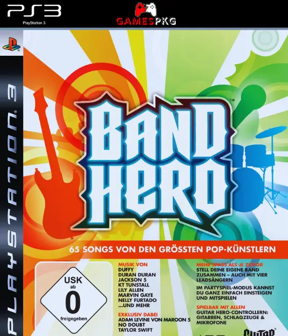 Band Hero (Joystick) - Ps3 Pkg 4 Band Hero (Joystick) - Ps3 Pkg
