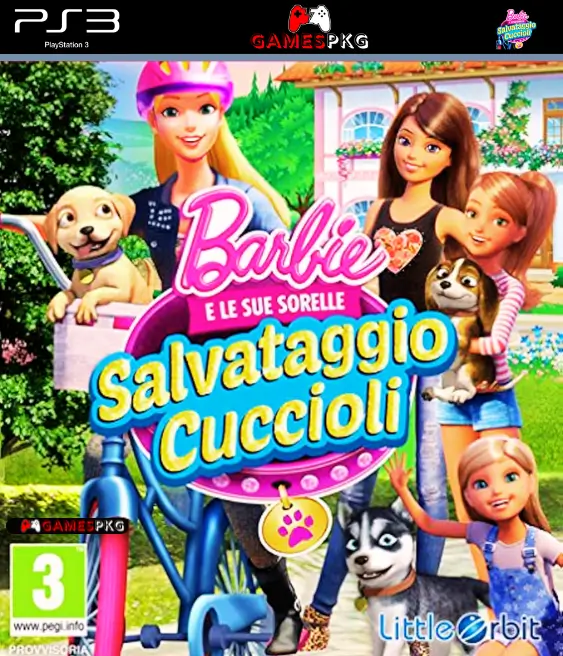 Barbie and Her Sisters Puppy Rescue - Ps3 Pkg 3 Barbie and Her Sisters Puppy Rescue - Ps3 Pkg